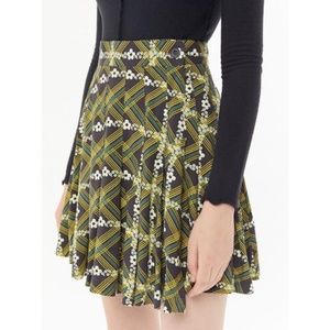 Urban Outfitters Emerson Pleated Wrap Skirt Small